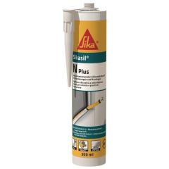 Silicondichtstoff SIKASIL N plus schwarz 300 ml Kartusche SIKA | 12 Stück