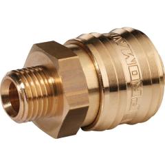 Schnellver.Kup.DN 7,2,AG MS blk Gew.G 1/4 Zoll 13,16mm TECWERK | 10 Stück