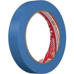 Glattkreppband 3508 SMOOTH-TEC® glatt blau L.50m B.18mm KIP | 12 Stück