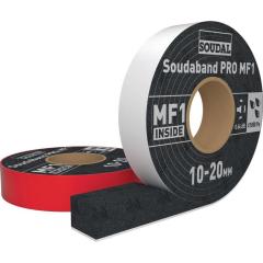 Multifunktionsdichtband SOUDABAND PRO MF1 73/10-20mmxL6m schwarz Rl.SOUDAL | 6 Stück