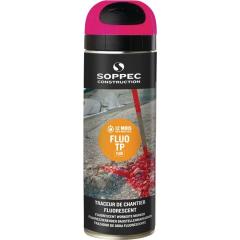 Baustellenmarkierspray FLUO TP neonpink 500ml Spraydose SOPPEC | 12 Stück