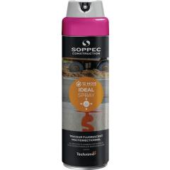Markierungsspray IDEAL neonpink 500ml Spraydose SOPPEC | 12 Stück