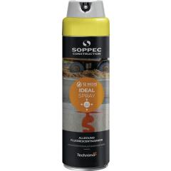 Markierungsspray IDEAL neongelb 500ml Spraydose SOPPEC | 12 Stück