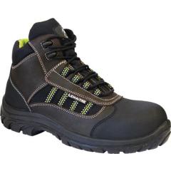 Sicherheitsstiefel Danube Gr.42 schwarz/braun Leder/Textileins. S3 SRC EN20345