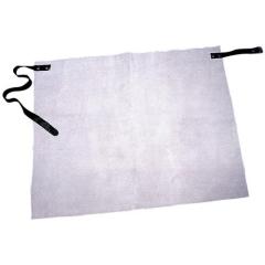 Lederhüftschürze Claus L.ca.70xB.ca.60cm hellgrau Spaltleder FELDTMANN