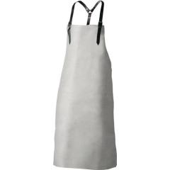 Brustlatzschürze Knut L.ca.100xB.ca.80cm grau Spaltleder FELDTMANN