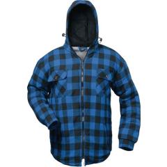 Thermohemd Alberta Gr.L blau/schwarz kariert CRAFTLAND