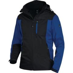 Softshelljacke JANNIK Gr.XL royal/schwarz