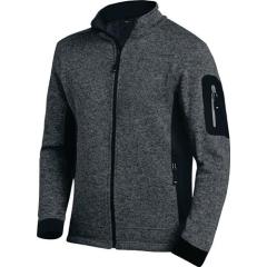 Strick-Fleecejacke CHRISTOPH Gr.L anthrazit/schwarz FHB