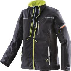 Softshelljacke Terrax Workwear Gr.L schwarz/limette TERRAX