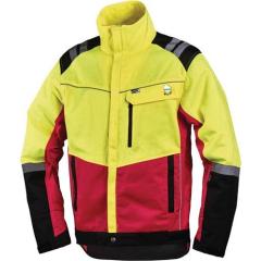 Forstschutzjacke Komfort Gr.M neongelb/rot