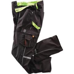 Softshellhose Terrax Workwear Gr.54 schwarz/limette TERRAX