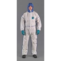 Schutzoverall AlphaTec® 1800 Comfort Gr.L weiß/blau PSA III ANSELL