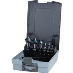 Kegelsenkersatz DIN 335C 90Grad 6,3-20,5mm HSS TiAlN 6-tlg.Ku.-Kass.RUKO