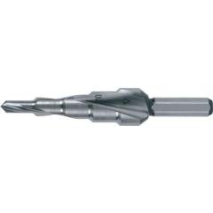 Stufenbohrer Bohrber.4-12mm HSS Spiralnut Z.2 Stufen 5 RUKO