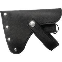Tasche f.Campingbeil Leder schwarz WAGNUM