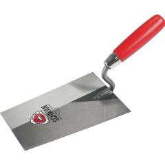 Tiroler Maurerkelle L.325mm B.130mm Holzheft,S-Hals gehärteter STA SCHWAN | 10 Stück