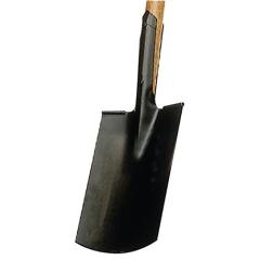 Bauspaten 285x185/180mm Gr.2 m.Trittschutz u.T-Stiel KRUMPHOLZ