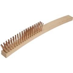 Drahtbürste L.350mm Zinnbronzedraht 0,3mm 3-reihig funkenfrei ENDRES TOOLS