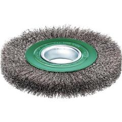 Rundbürste D.125mm Drahtstärke 0,30mm VA gewellt 21-23mm 6000min-¹ 1 LESSMANN