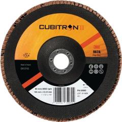 Fächerscheibe Cubitron™ II 967A D.125mm K.80+ fl.INOX CO 3M | 10 Stück