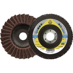 Fächerscheibe SMT 800 D.125mm K.very fine 12Grad gewölbt INOX NK KLINGSPOR | 5 Stück