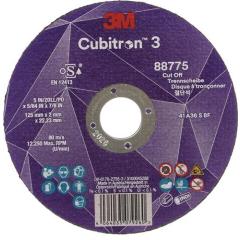 Trennscheibe Cubitron™ 3 D125x2mm ger.3M™ Cubitron™ 3 Bohr.22,23mm 3M | 25 Stück