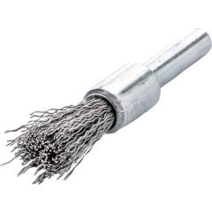 Pinselbürste D.12mm Schaft 6mm Drahtstärke 0,3mm STA 20000min-¹ LESSMANN