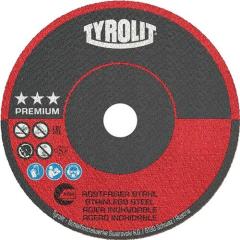 Trennscheibe PREMIUM D.50mm Scheibenstärke 1mm ger.Bohr.10mm TYROLIT | 25 Stück