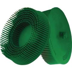 Radialbürstenscheibe Sunburst D.76mm K.50 A50 XCRS B.76 grün 20000min-¹ TYROLIT