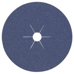 Fiberscheibe D.115mm K.80 INOX ZK TECWERK | 25 Stück