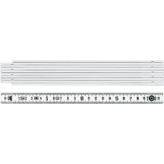 Gliedermaßstab 1042 L.2m mm/cm EG III Ku.weiß BMI