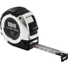 Taschenrollbandmaß chrom L.5m B.19mm mm/mm EG II Ku.Automatic BMI