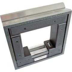 Rahmenwasserwaage DIN 877 Genauigk.0,3 mm/m 1,5 mm/m 150x150x42mm ROECKLE