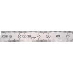 Stahlmaßstab L.1500mm rostfr.Stahl biegsam Teilung B=mm/1/2mm H.PREISSER