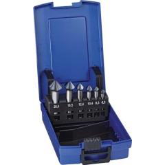 Kegelsenkersatz DIN 335C 90Grad 6,3-20,5mm HSS Nano 6-tlg.Ku.-Kass.TECWERK