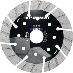 Diamanttrennscheibe Univ.BETON PRO D.115mm Bohr.22,23mm Seg.-H.15mm Seg.-S.2,4mm