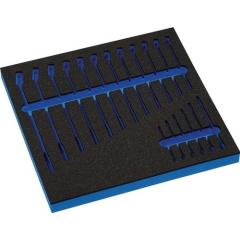 Werkzeugmodul Leereinlage 2/3-Modul 4000 871 235,18-tlg.TECWERK