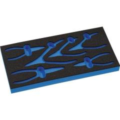 Werkzeugmodul Leereinlage 1/3-Modul 4000 871 242,6-tlg.TECWERK