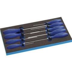 Werkzeugmodul 9-tlg.1/3-Modul Schlitz 2,5-6,5/PH0-3 TECWERK