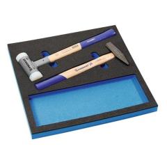 Werkzeugmodul 2-tlg.1/3-Modul Schon-/Schlosserhämmer TECWERK