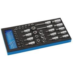 Werkzeugmodul 46-tlg.1/3-Modul Steckschlü.TECWERK