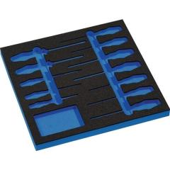 Werkzeugmodul Leereinlage 2/3-Modul H.30mm 4000 871 288,12-tlg.WERA