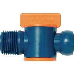 Absperrventil Gr.1/2 Zoll m.AG Btl.m.2 St.LOC-LINE