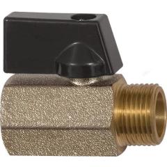 Mini-Kugelhahn VALVE LINE 13mm 1/2 IG/AG DN 15mm RIEGLER | 10 Stück