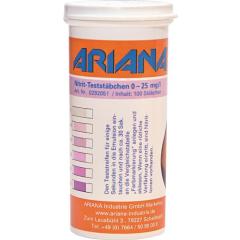 Messstäbchen TRGS 611 Nitrit-Gehalt 0-25 mg/l 100 St.Dose ARIANA