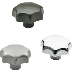 Sterngriff DIN 6336 m.Gewindebuchse Ku.d1 32mm d2 M 6mm | 25 Stück