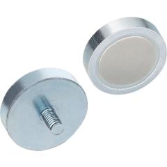 Haltemagnet GN 50.3 d1 63-3mm d2 M 6mm Hartferrit HF GANTER | 5 Stück