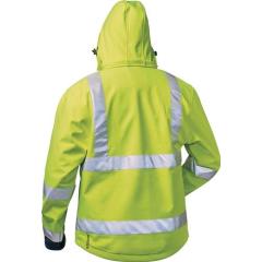 Warnschutz-Softshelljacke LIAM Gr.XL fluoresz.gelb/marine ELYSEE