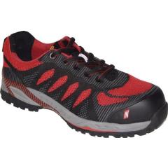 Sicherheitsschuh PRO STEP Gr.40 W.11 schwarz/rot S1P SRC EN 20345,EN 61340-4-3